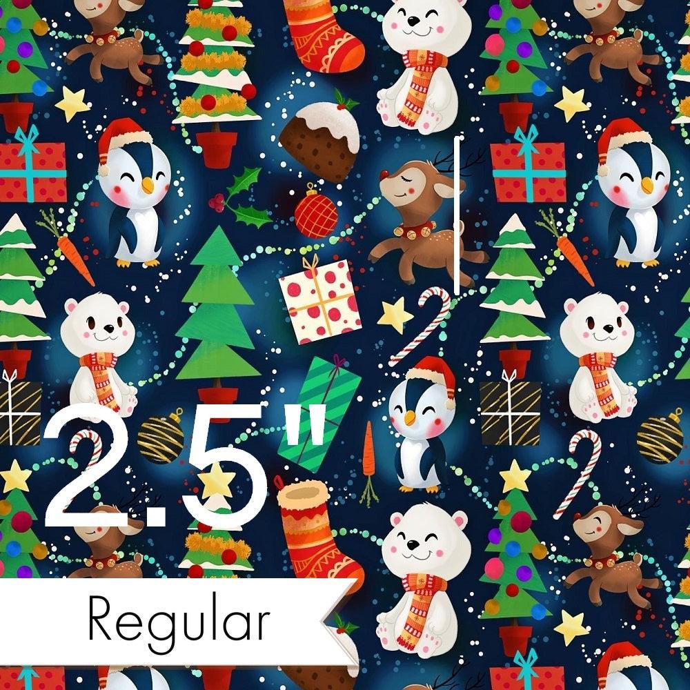 Christmas Design 207 Cute Animals Fabric – custom printed pre-order fabric Australia | Fabric by Missy Rose