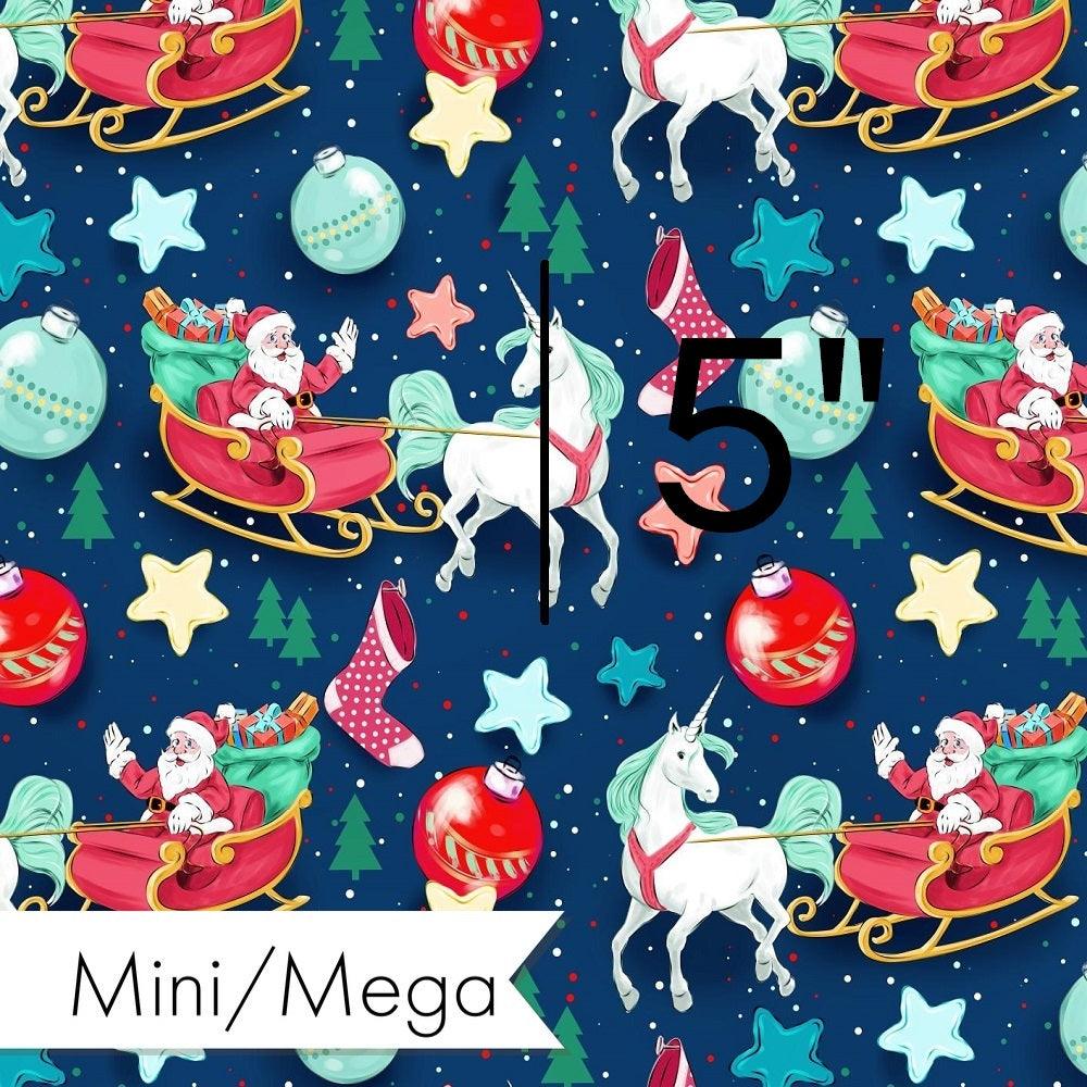 Christmas Design 209 Navy Sleigh Fabric – Australian custom printed fabric pre-order | Fabric by Missy Rose