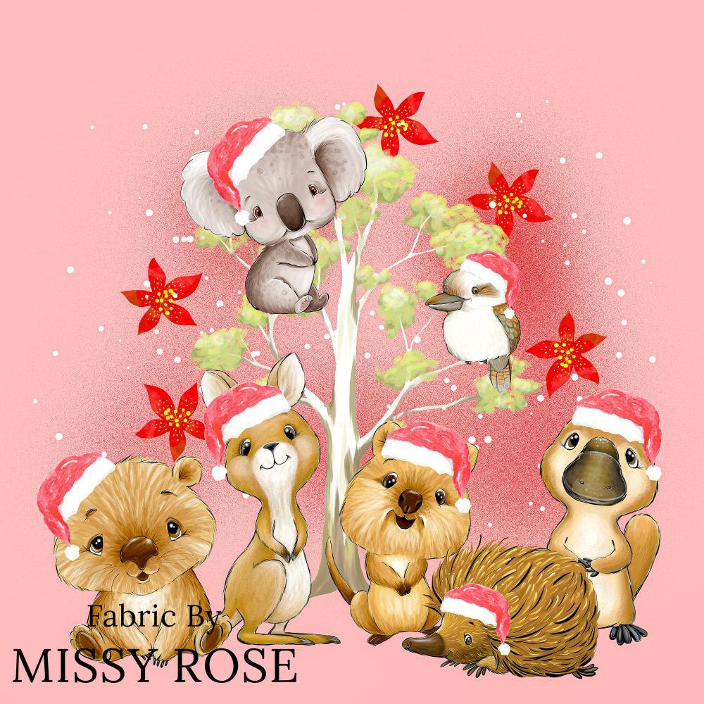 Christmas Design 21 Panel Fabric – Australian custom printed fabric pre-order | Fabric by Missy Rose