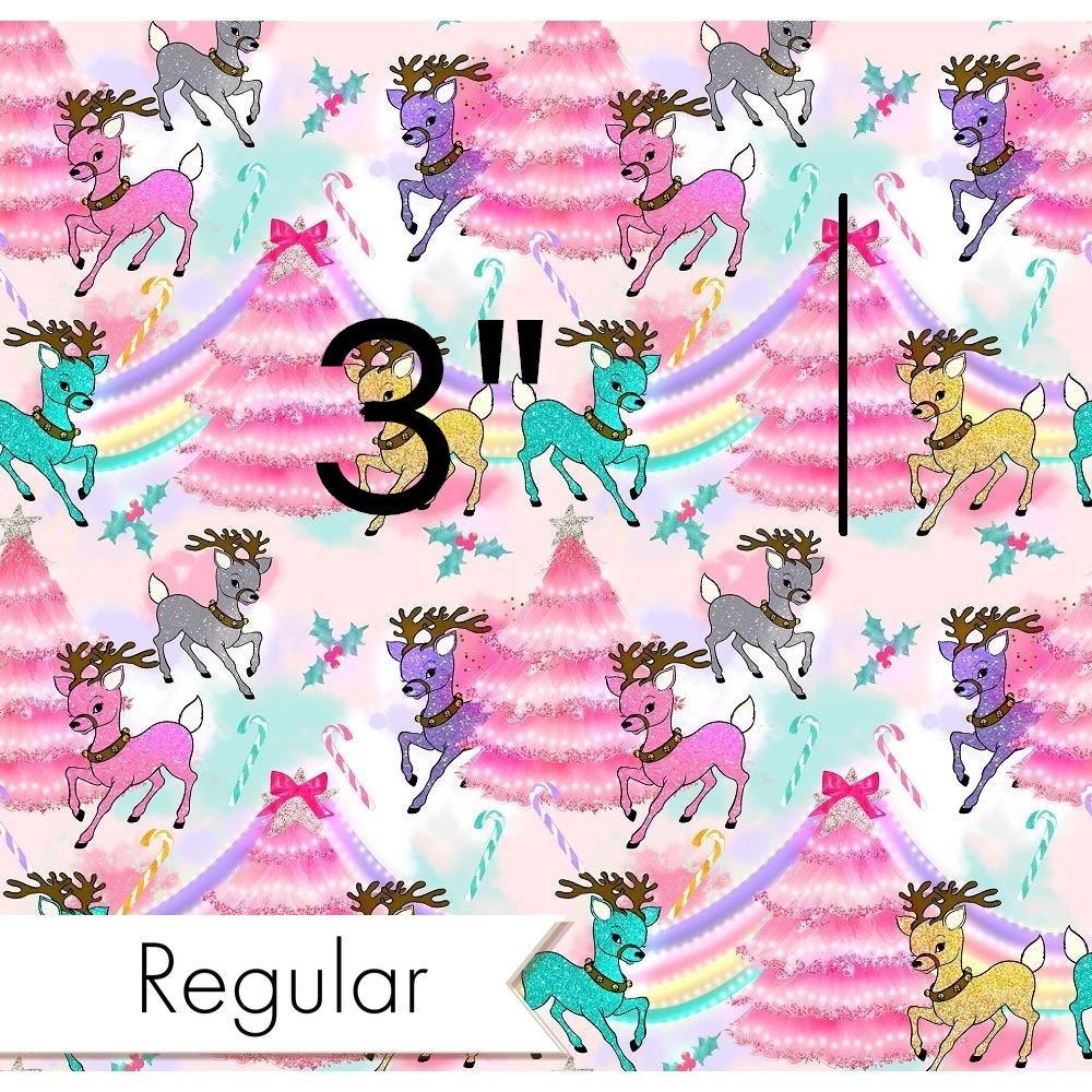Christmas Design 211 Glitter Reindeer Fabric – made-to-order custom fabric by the metre | Fabric by Missy Rose