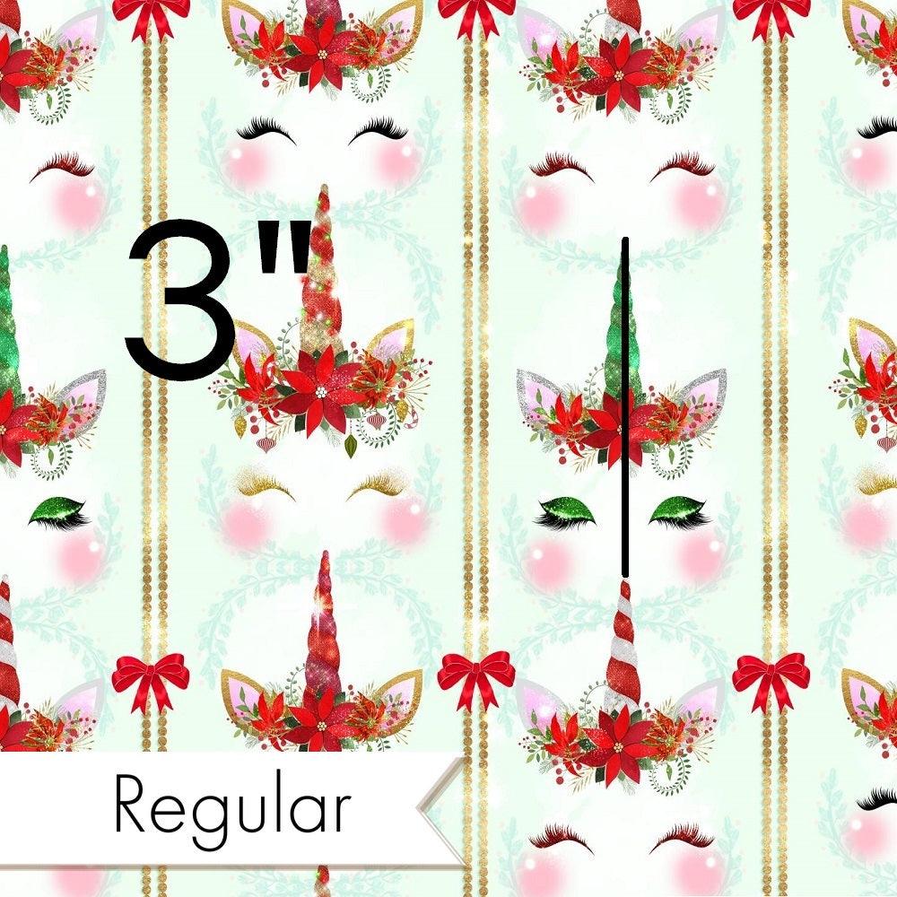 Christmas Design 212 Mint Unicorn Fabric – Australian custom printed fabric pre-order | Fabric by Missy Rose