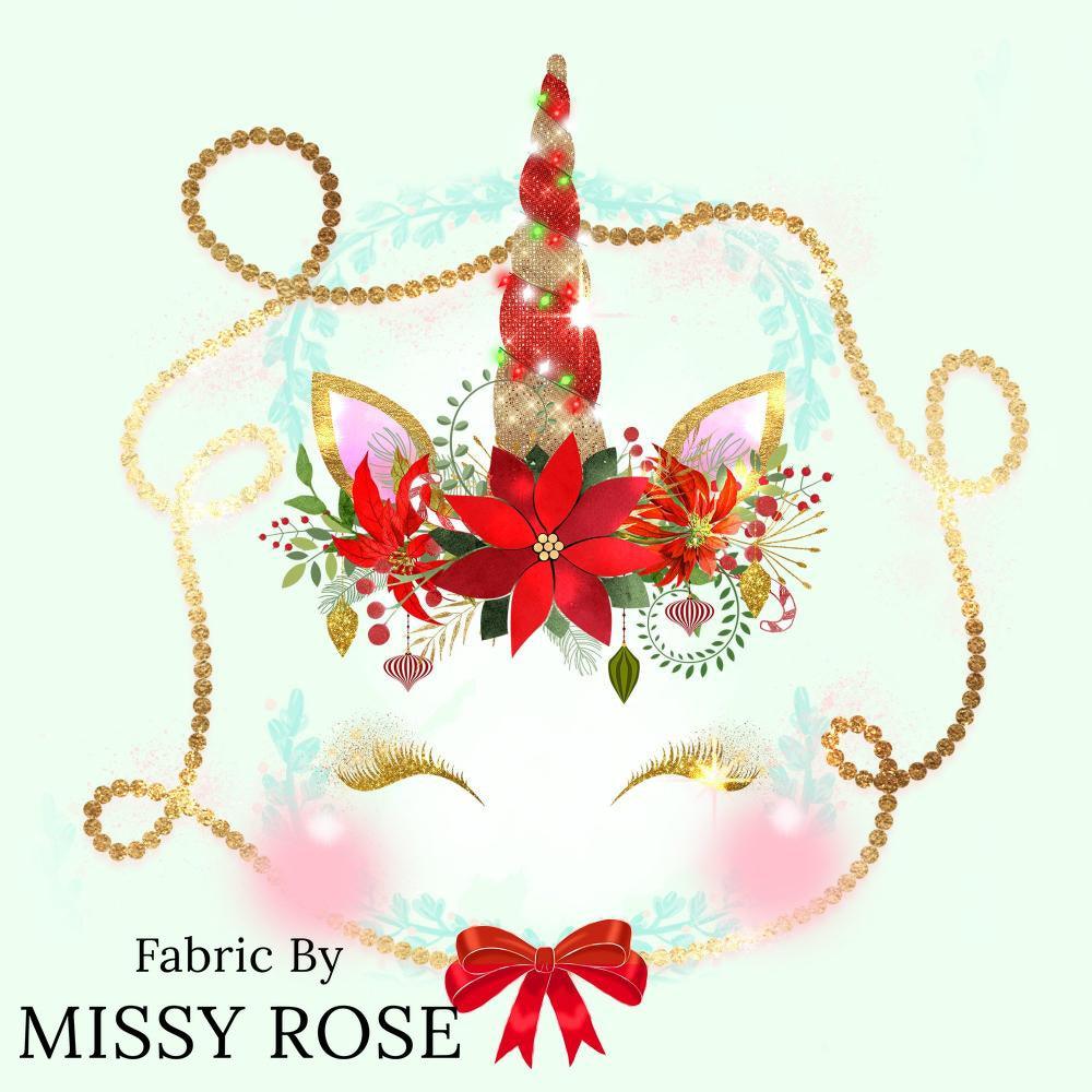 Christmas Design 212 Panel fabric – premium custom printed fabric for sewing | Fabric by Missy Rose