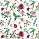 Christmas - Design 213 - Floral Fabric