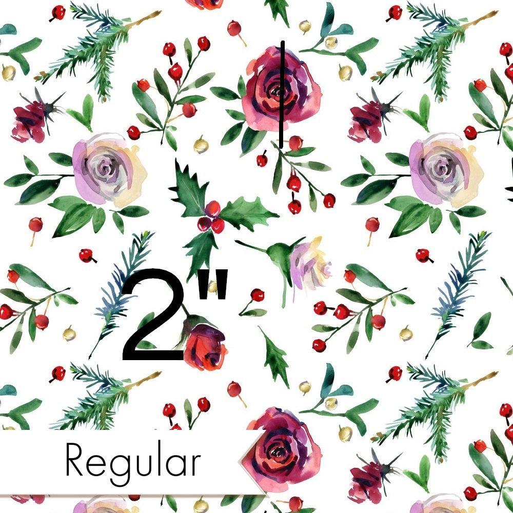 Christmas Design 213 Floral Fabric – premium custom printed fabric for sewing | Fabric by Missy Rose