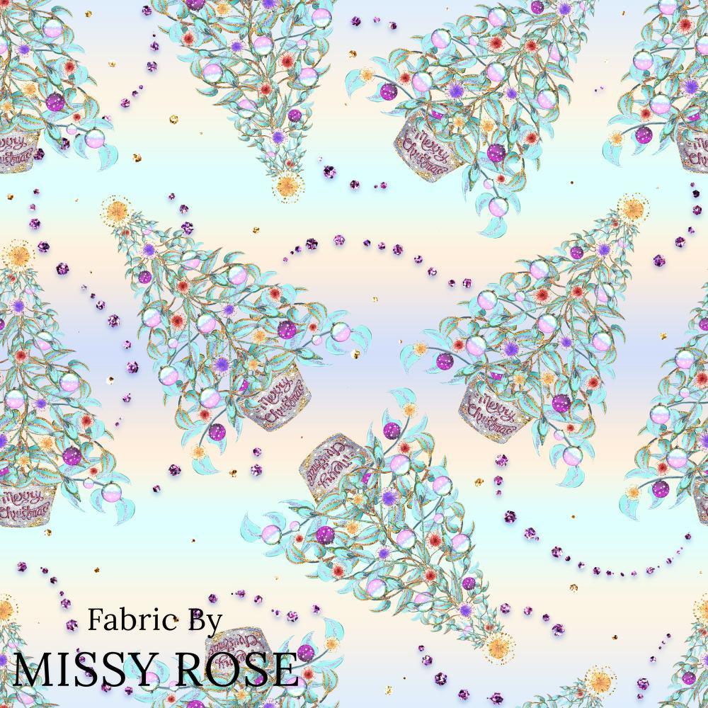 Christmas Design 214 Native Tree Fabric – pre-order designer fabric Australia | Fabric by Missy Rose