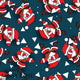 Christmas - Design 22 - Flossing Santa Fabric