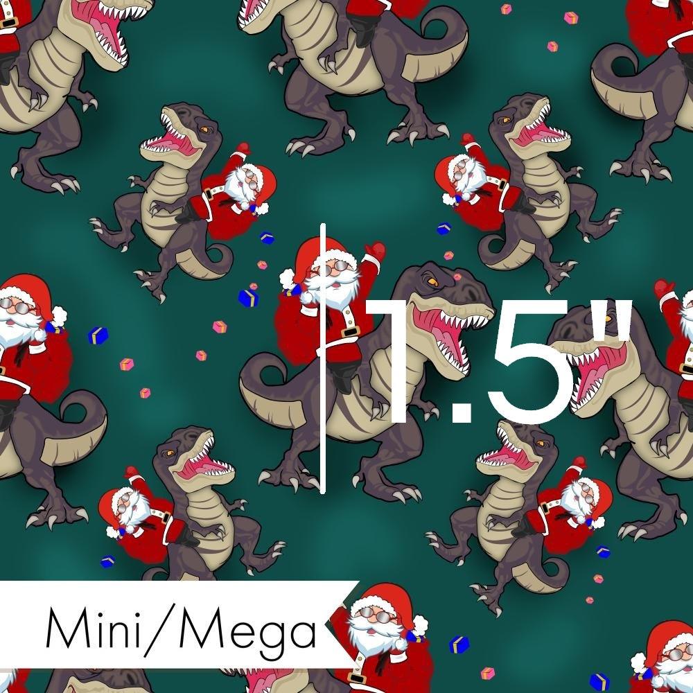 Christmas Design 23 Dinosaur Fabric – made-to-order custom fabric by the metre | Fabric by Missy Rose