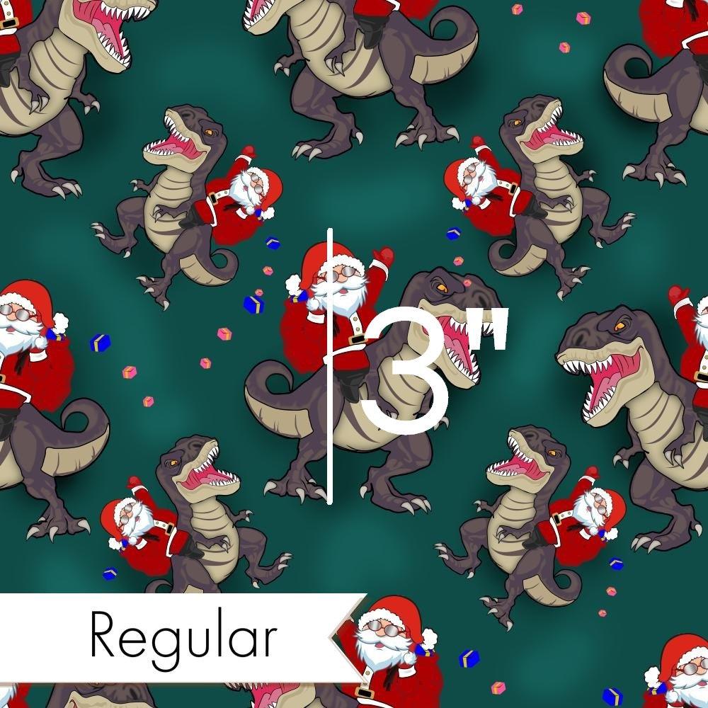 Christmas Design 23 Dinosaur Fabric – custom printed pre-order fabric Australia | Fabric by Missy Rose