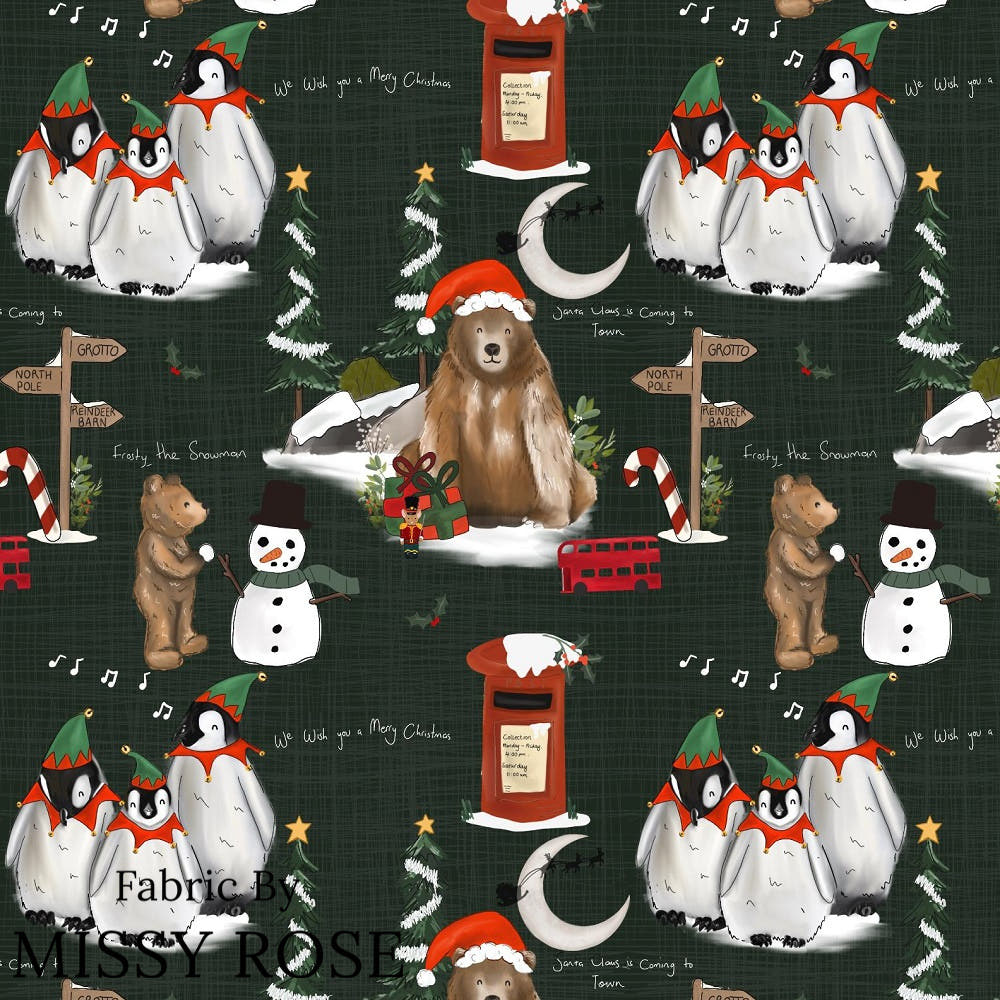 Christmas Design 230 Fabric – premium custom printed fabric for sewing | Fabric by Missy Rose