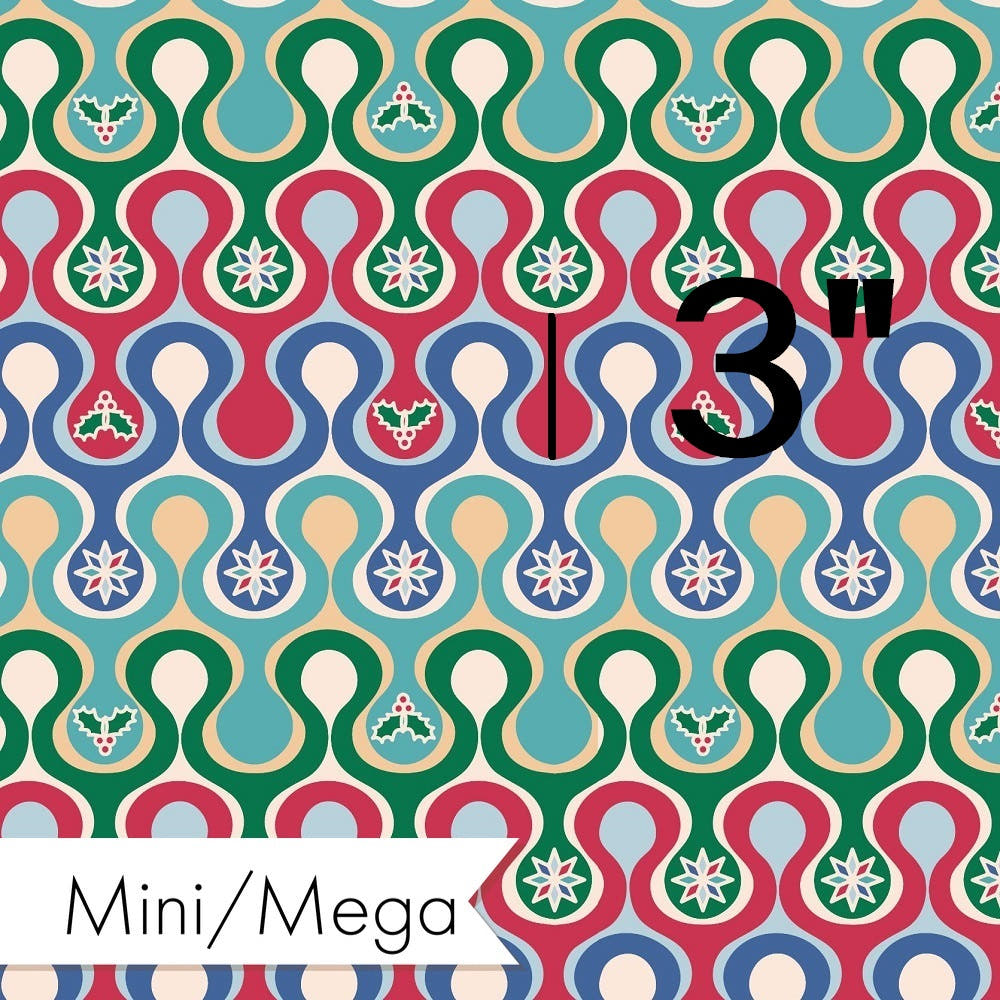 Christmas Design 234 Fabric – custom printed pre-order fabric Australia | Fabric by Missy Rose