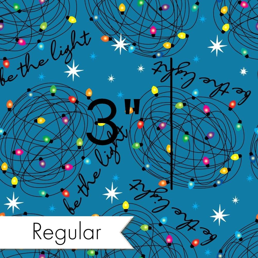 Christmas Design 26 Be The Light Fabric – Australian custom printed fabric pre-order | Fabric by Missy Rose