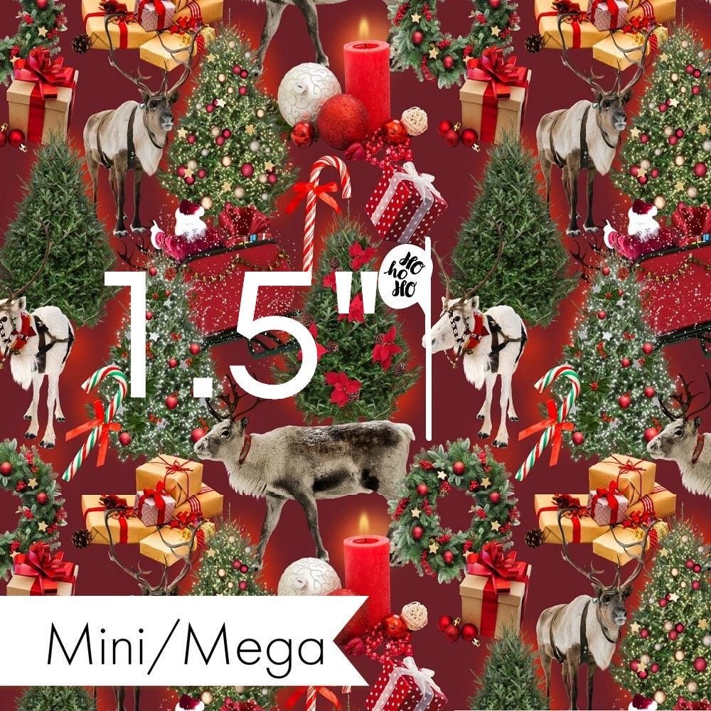 Christmas Design 28 Red Reindeer Fabric – Australian custom printed fabric pre-order | Fabric by Missy Rose