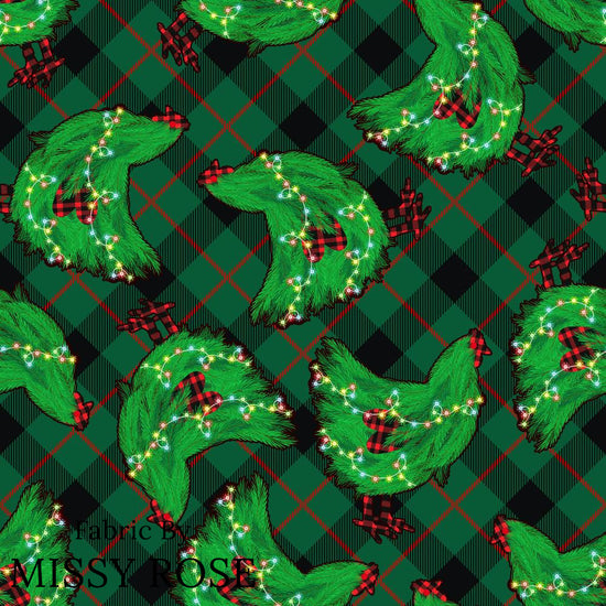 Christmas - Design 29 - Chicken Fabric