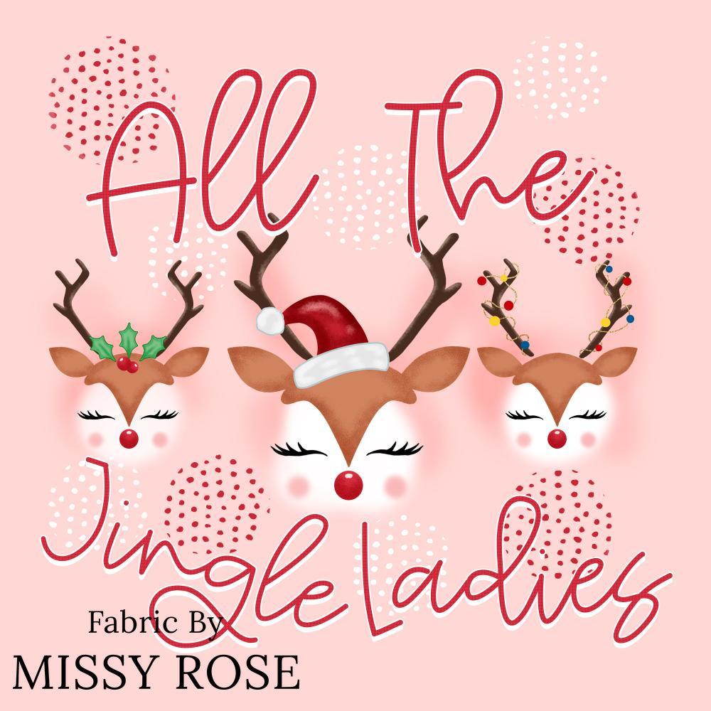 Christmas Design 3 Panel Fabric – custom printed pre-order fabric Australia | Fabric by Missy Rose