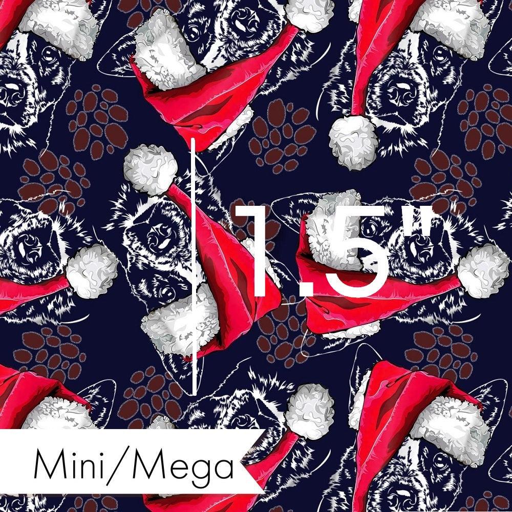 Christmas Design 30 Cattle Dog Fabric – pre-order designer fabric Australia | Fabric by Missy Rose