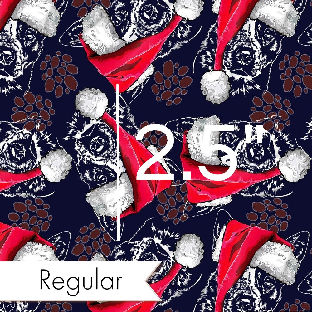 Christmas - Design 30 - Cattle Dog Fabric