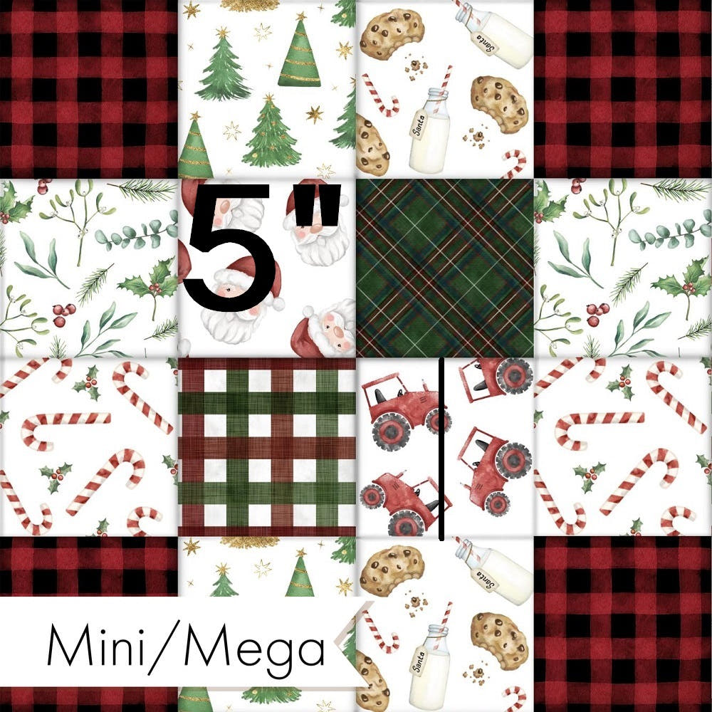 Christmas Design 307 Fabric – Australian custom printed fabric pre-order | Fabric by Missy Rose