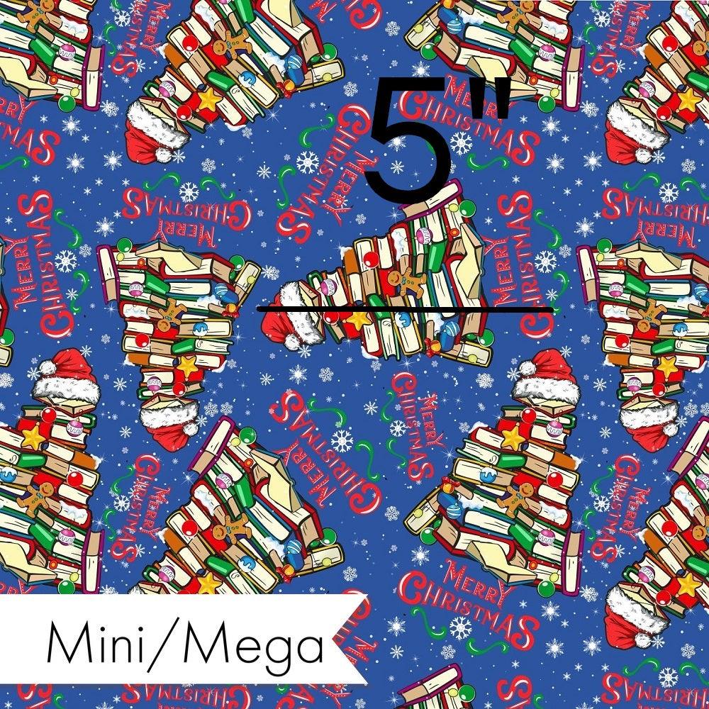 Christmas Design 33 Books Fabric – made-to-order custom fabric by the metre | Fabric by Missy Rose