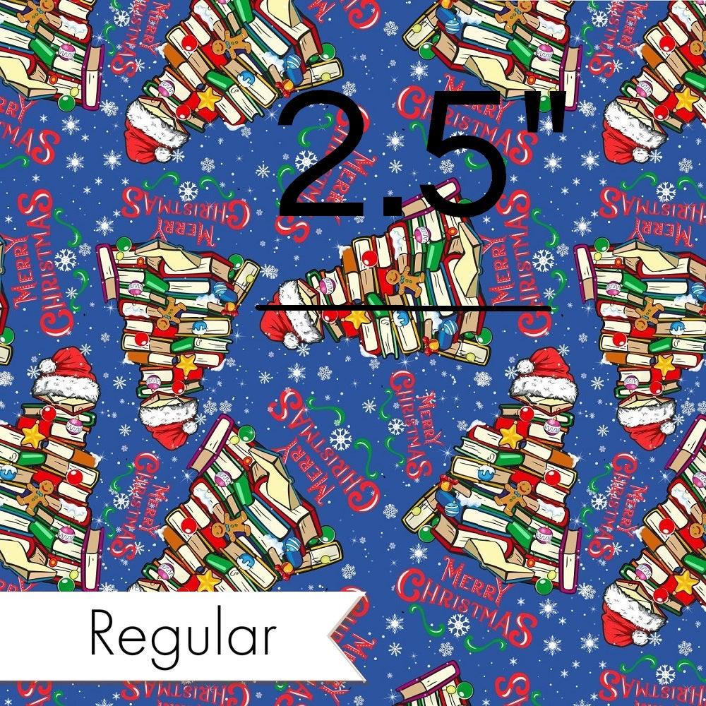 Christmas Design 33 Books Fabric – custom printed pre-order fabric Australia | Fabric by Missy Rose