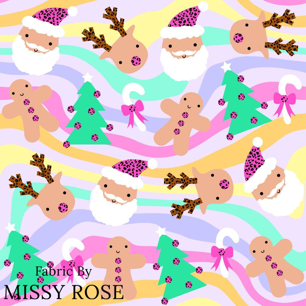 Christmas Design 347 Fabric – custom printed pre-order fabric Australia | Fabric by Missy Rose