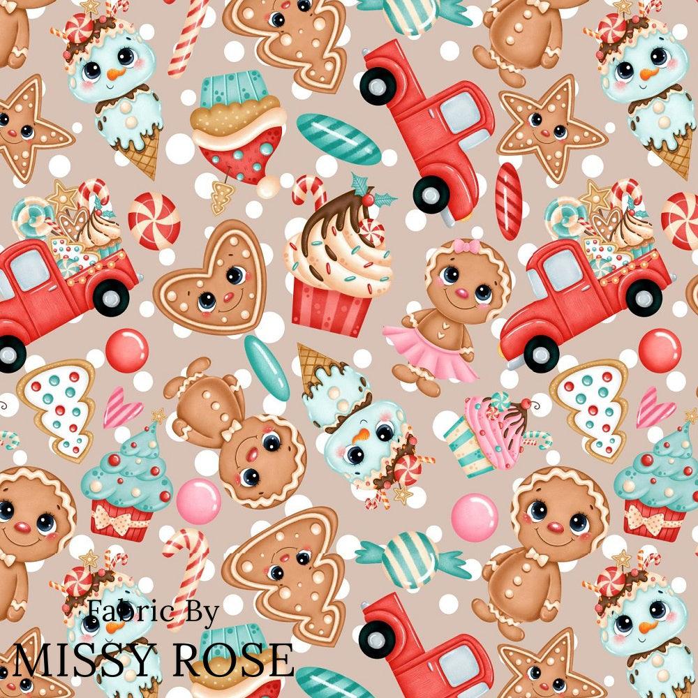 Christmas Design 35 Sweets Fabric – made-to-order custom fabric by the metre | Fabric by Missy Rose
