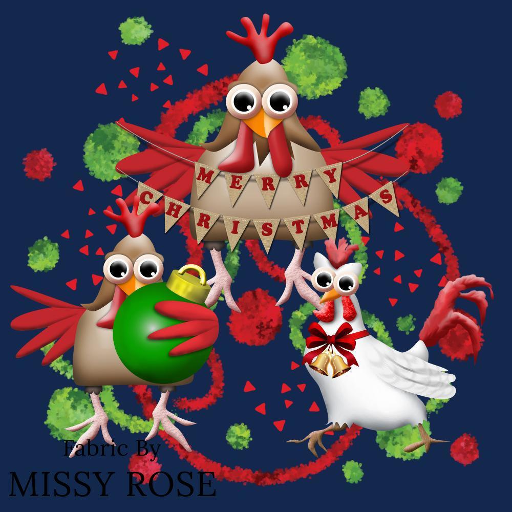 Christmas Design 36 Panel Fabric – Australian custom printed fabric pre-order | Fabric by Missy Rose