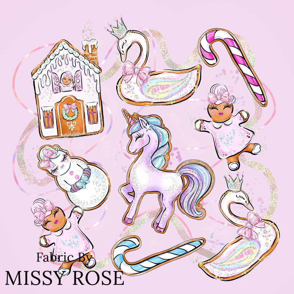 Christmas Design 37 Panel Fabric – premium custom printed fabric for sewing | Fabric by Missy Rose