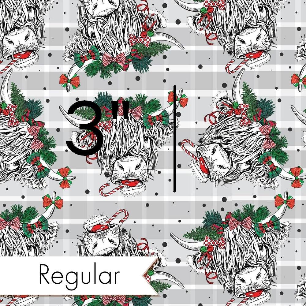 Christmas Design 38 Cow Fabric – custom printed pre-order fabric Australia | Fabric by Missy Rose