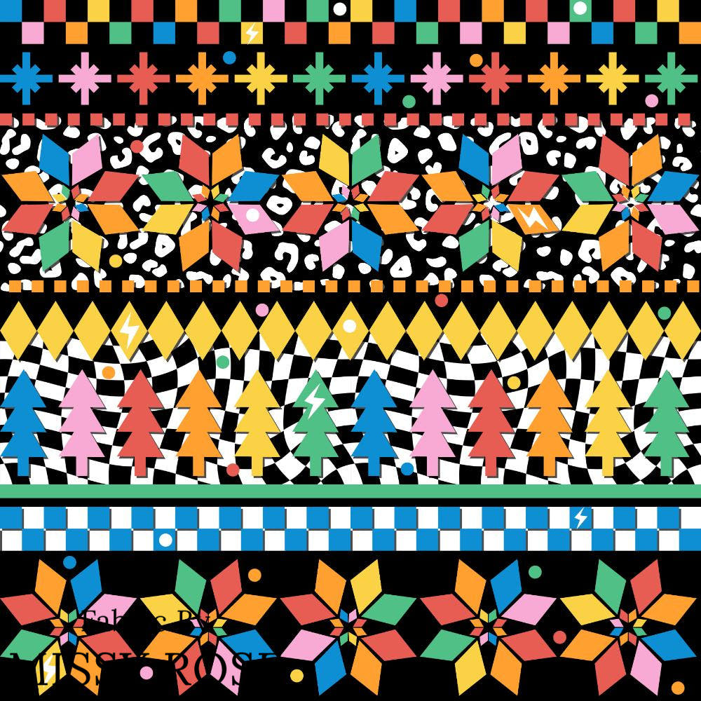 Christmas Design 386 Fabric – custom printed pre-order fabric Australia | Fabric by Missy Rose