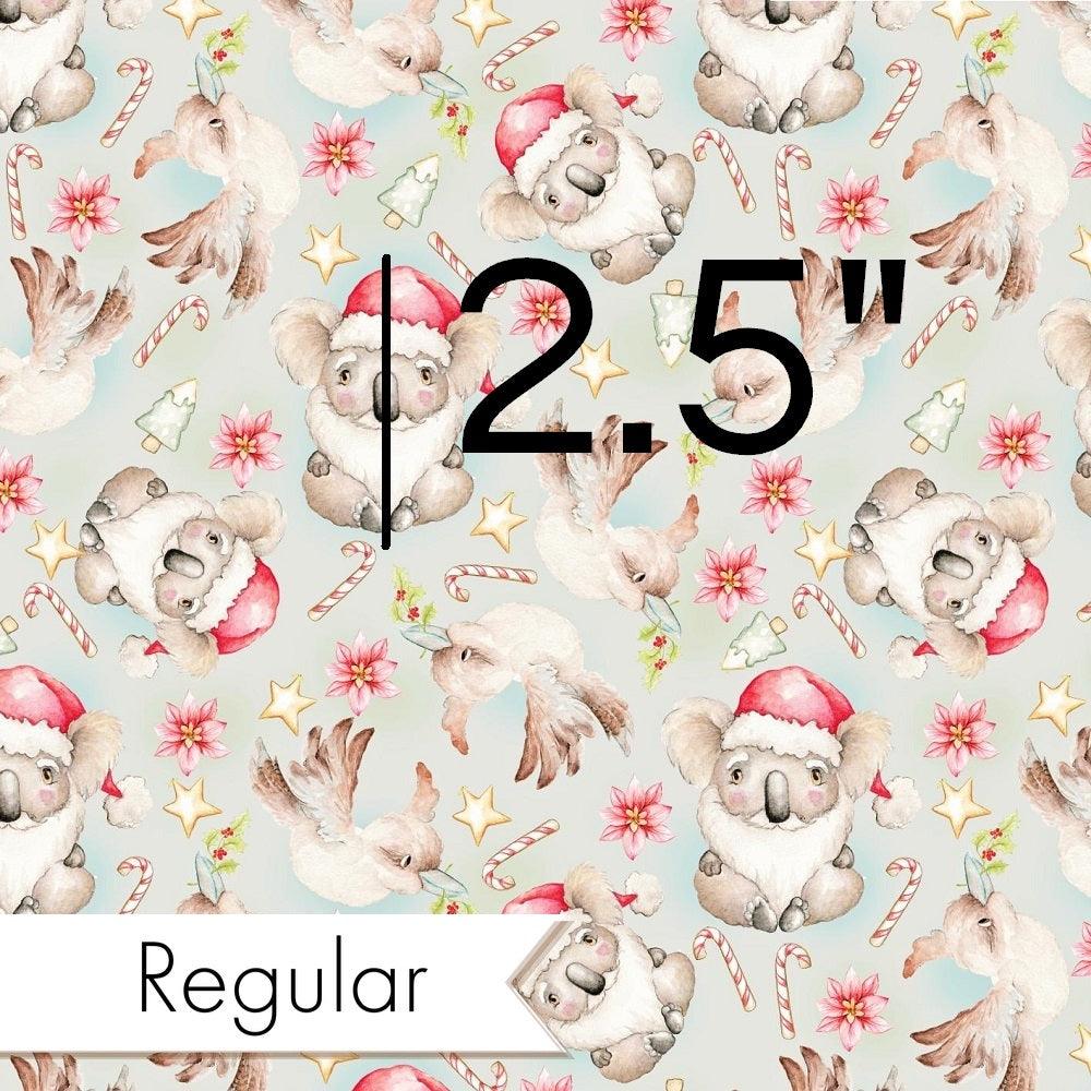 Christmas Design 39 Grey Koala Fabric – made-to-order custom fabric by the metre | Fabric by Missy Rose