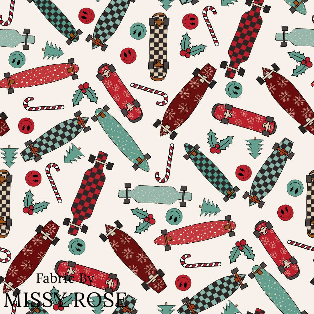 Christmas Design 395 Fabric – premium custom printed fabric for sewing | Fabric by Missy Rose