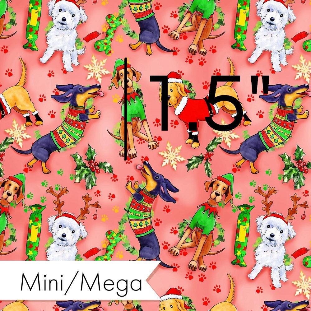 Christmas Design 4 Dogs Fabric – premium custom printed fabric for sewing | Fabric by Missy Rose