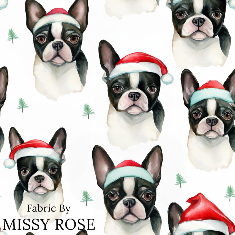 Christmas Design 407 Fabric – custom printed pre-order fabric Australia | Fabric by Missy Rose