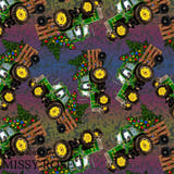 Christmas - Design 43 - Farm Truck Fabric