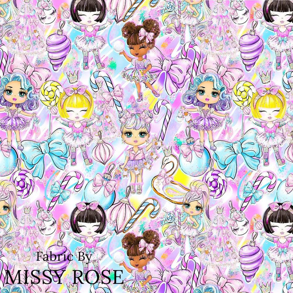 Christmas Design 44 Candy Girls Fabric – pre-order designer fabric Australia | Fabric by Missy Rose