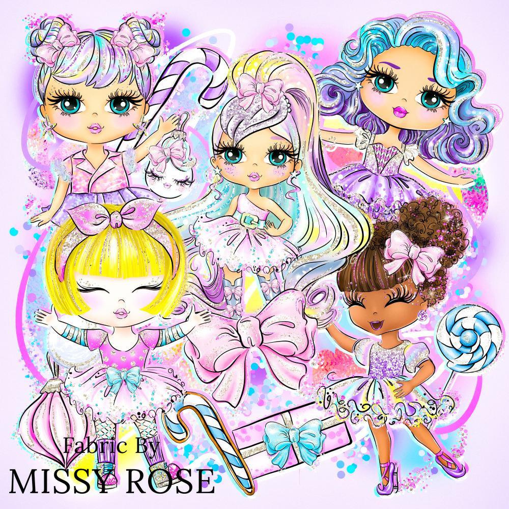 Christmas Design 44 Panel Fabric – custom printed pre-order fabric Australia | Fabric by Missy Rose