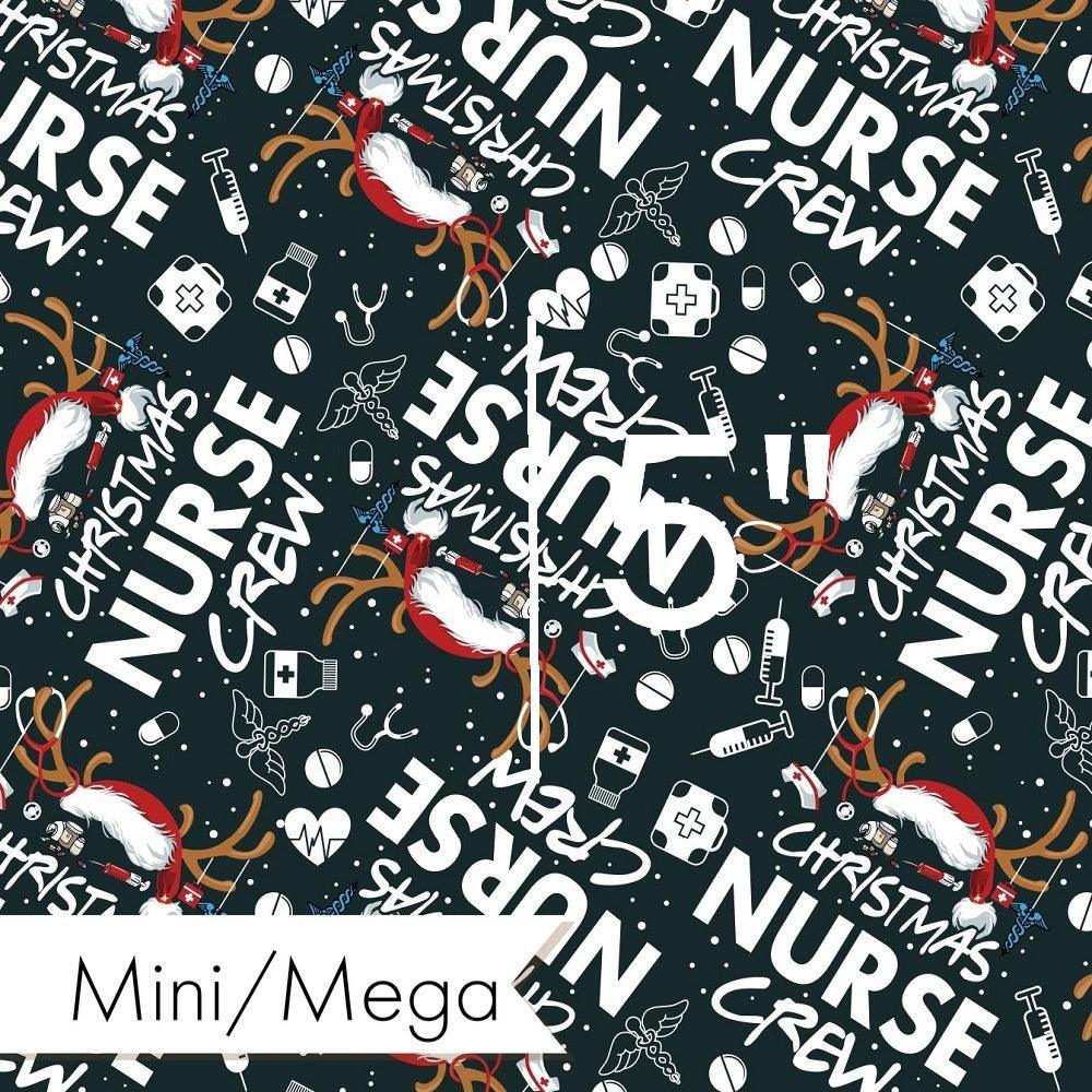 Christmas Design 47 Nurse Fabric – Australian custom printed fabric pre-order | Fabric by Missy Rose
