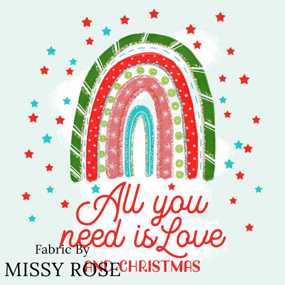 Christmas Design 5 Panel Fabric – Australian custom printed fabric pre-order | Fabric by Missy Rose