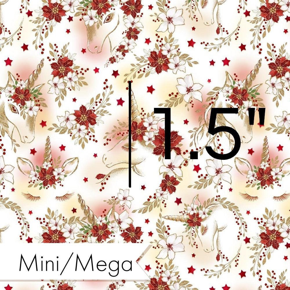 Christmas Design 51 Unicorn Fabric – Australian custom printed fabric pre-order | Fabric by Missy Rose