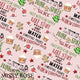 Christmas - Design 54 - Spiked Egg Nog Fabric