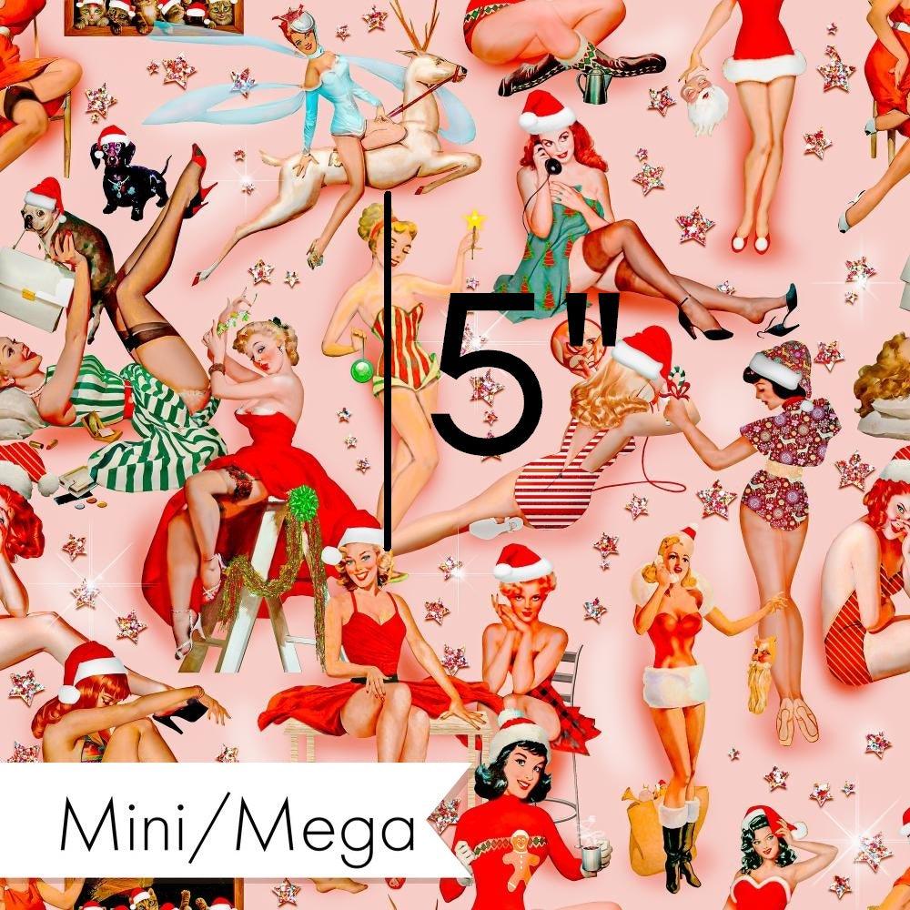 Christmas Design 55 Pinup Fabric – made-to-order custom fabric by the metre | Fabric by Missy Rose
