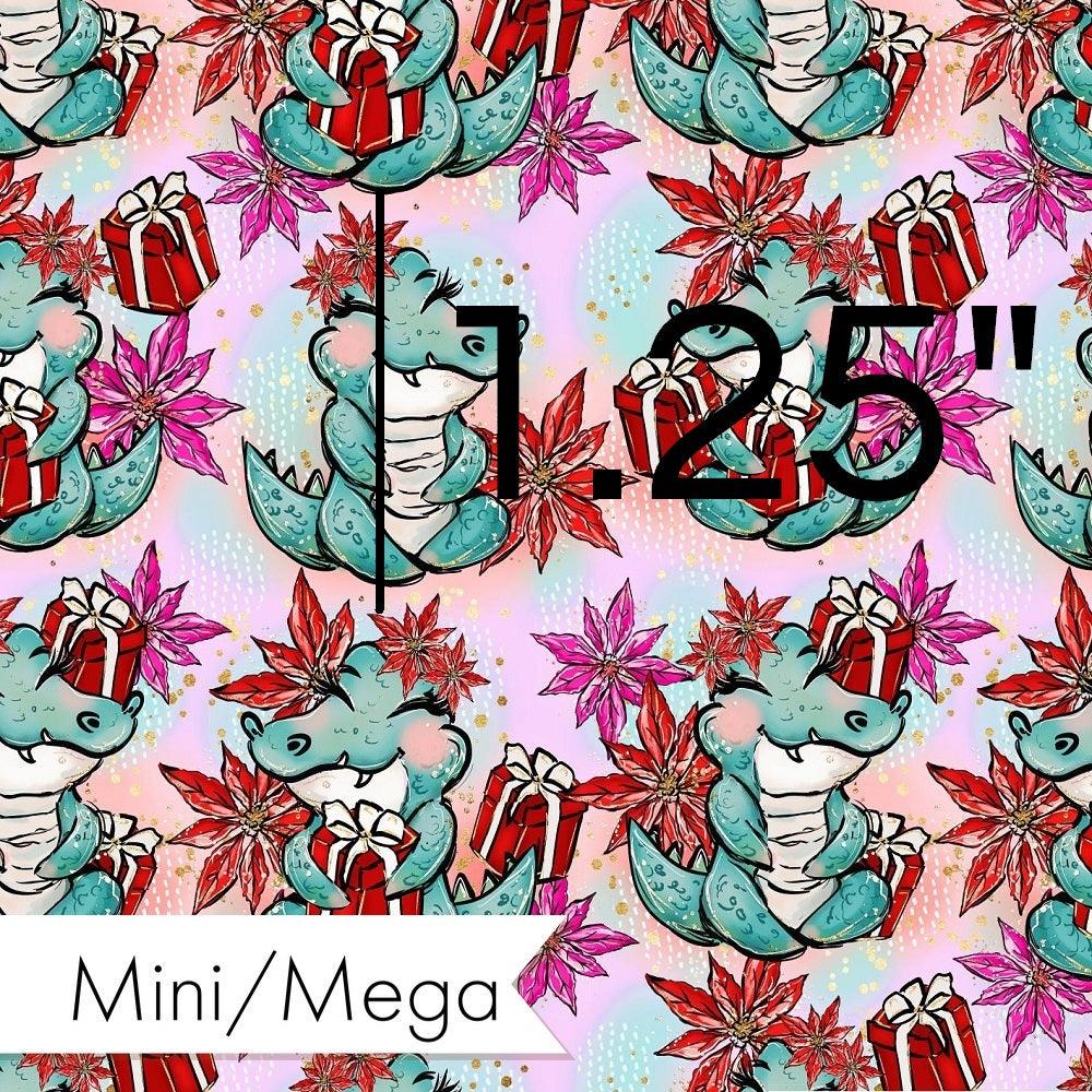 Christmas Design 57 Crocodile Fabric – pre-order designer fabric Australia | Fabric by Missy Rose