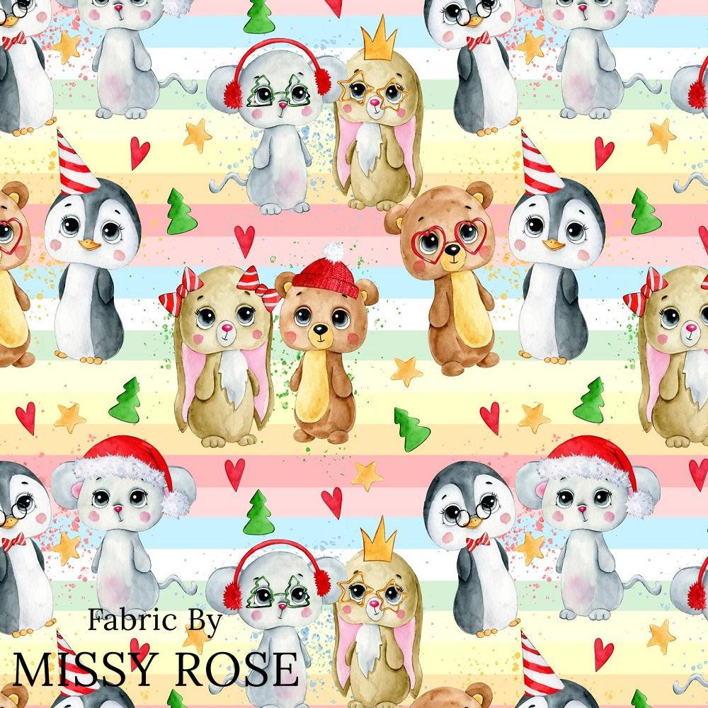 Christmas Design 58 Santas Helpers Fabric – made-to-order custom fabric by the metre | Fabric by Missy Rose