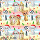 Christmas - Design 58 - Santas Helpers Fabric