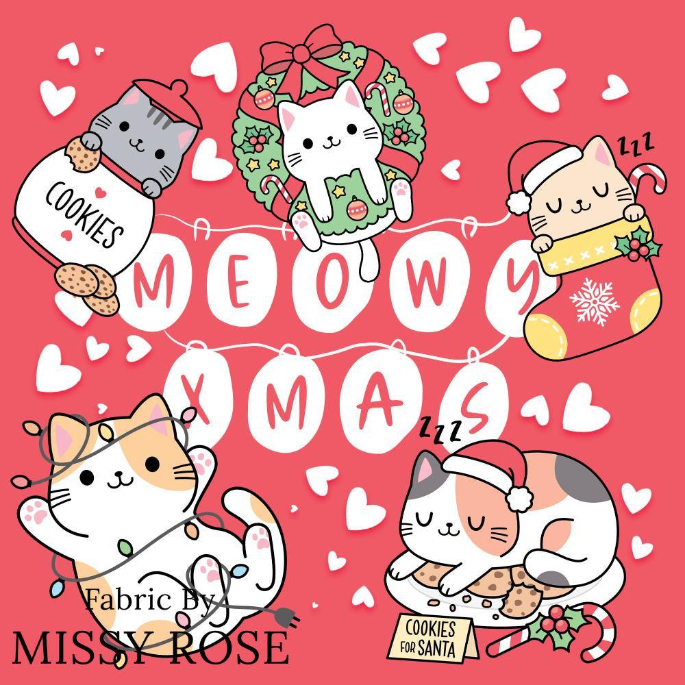 Christmas Design 60 Panel Fabric – made-to-order custom fabric by the metre | Fabric by Missy Rose