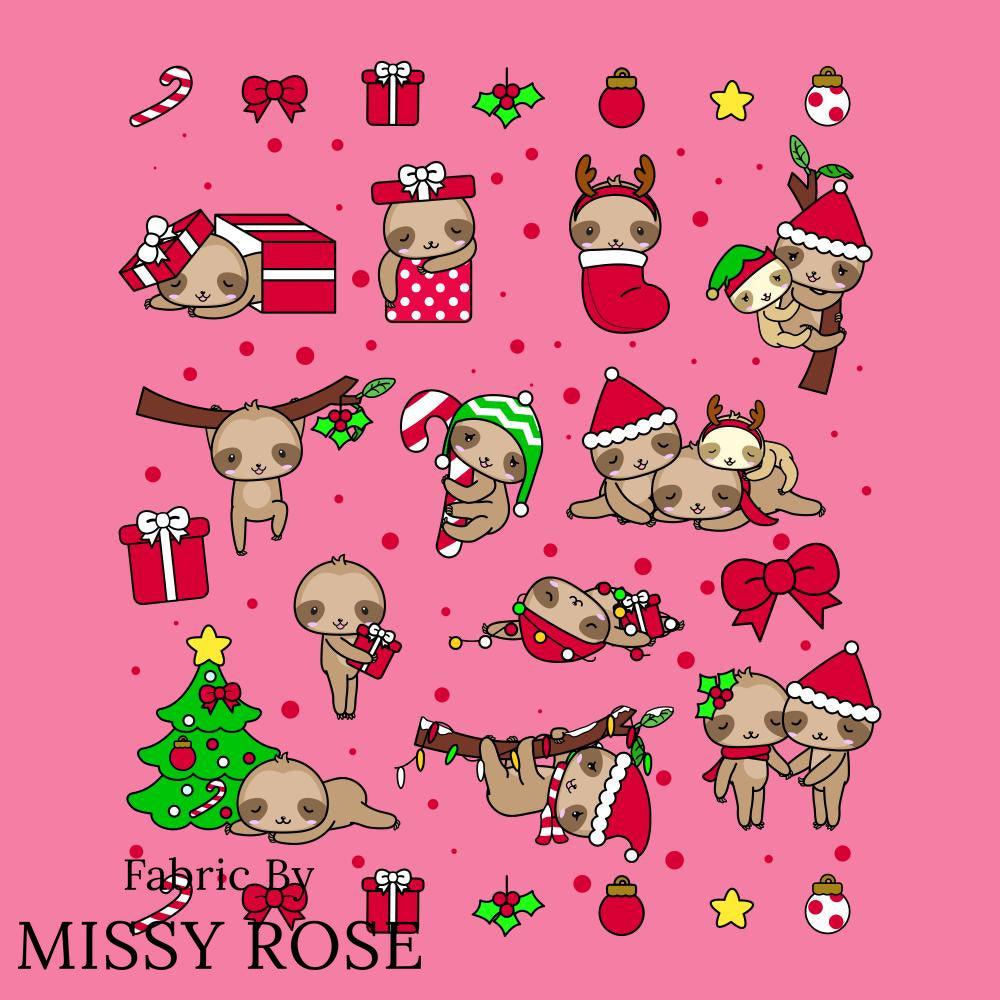 Christmas Design 62 Panel Fabric – premium custom printed fabric for sewing | Fabric by Missy Rose