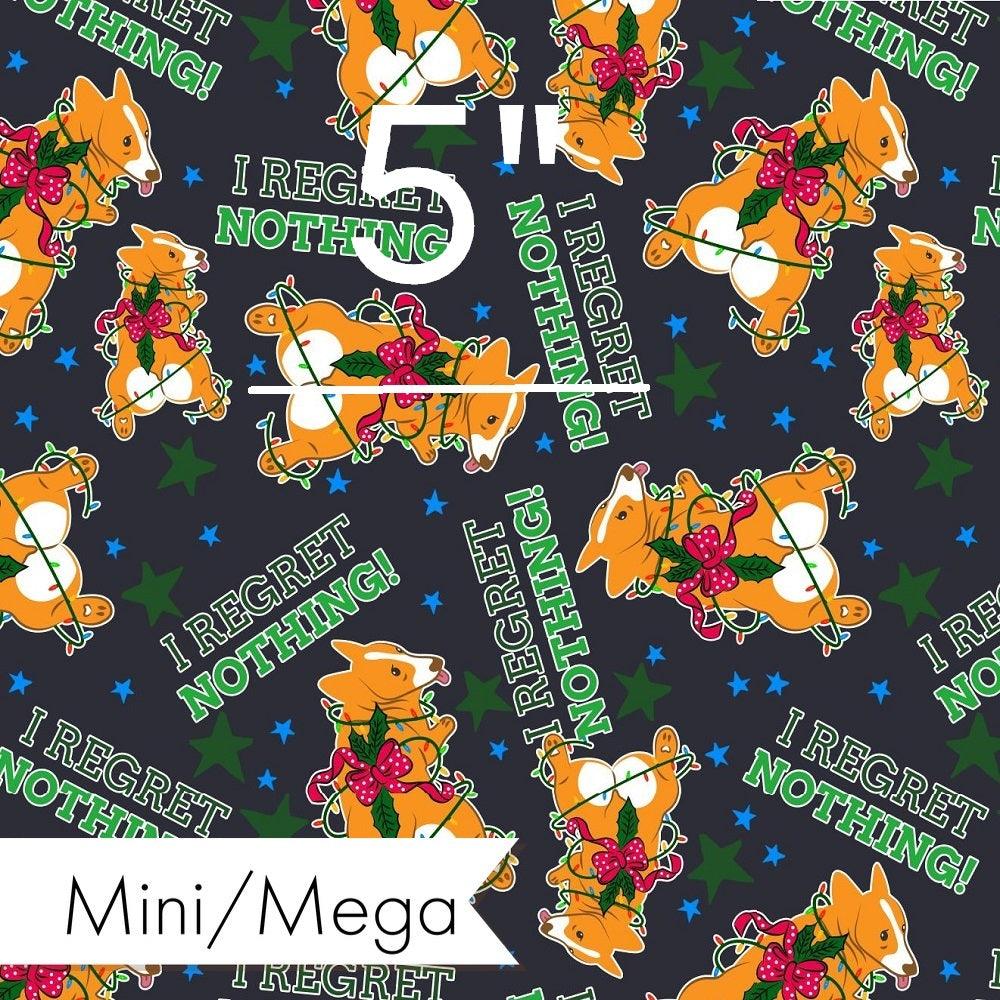 Christmas Design 64 Naughty Corgi Fabric – Australian custom printed fabric pre-order | Fabric by Missy Rose