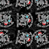 Christmas - Design 65 - Dead Inside Fabric