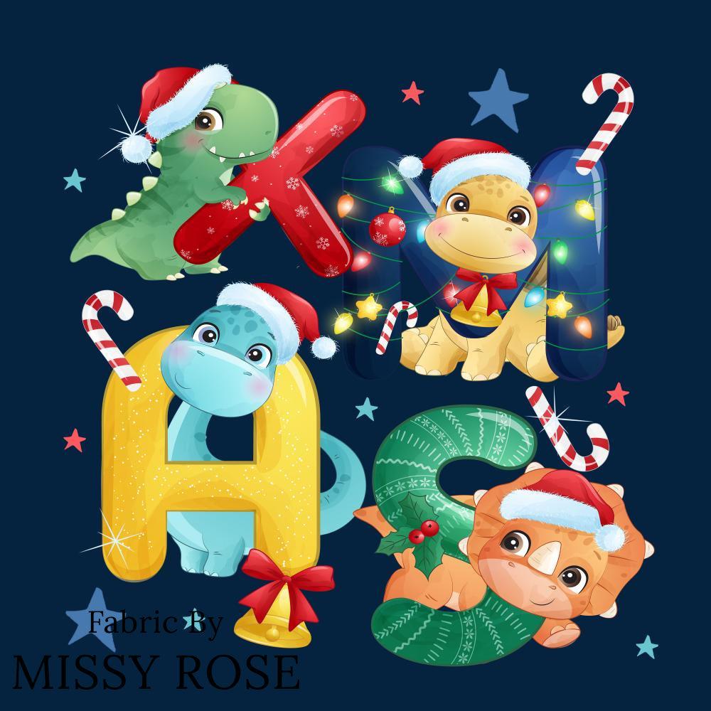 Christmas Design 67 Panel Fabric – made-to-order custom fabric by the metre | Fabric by Missy Rose