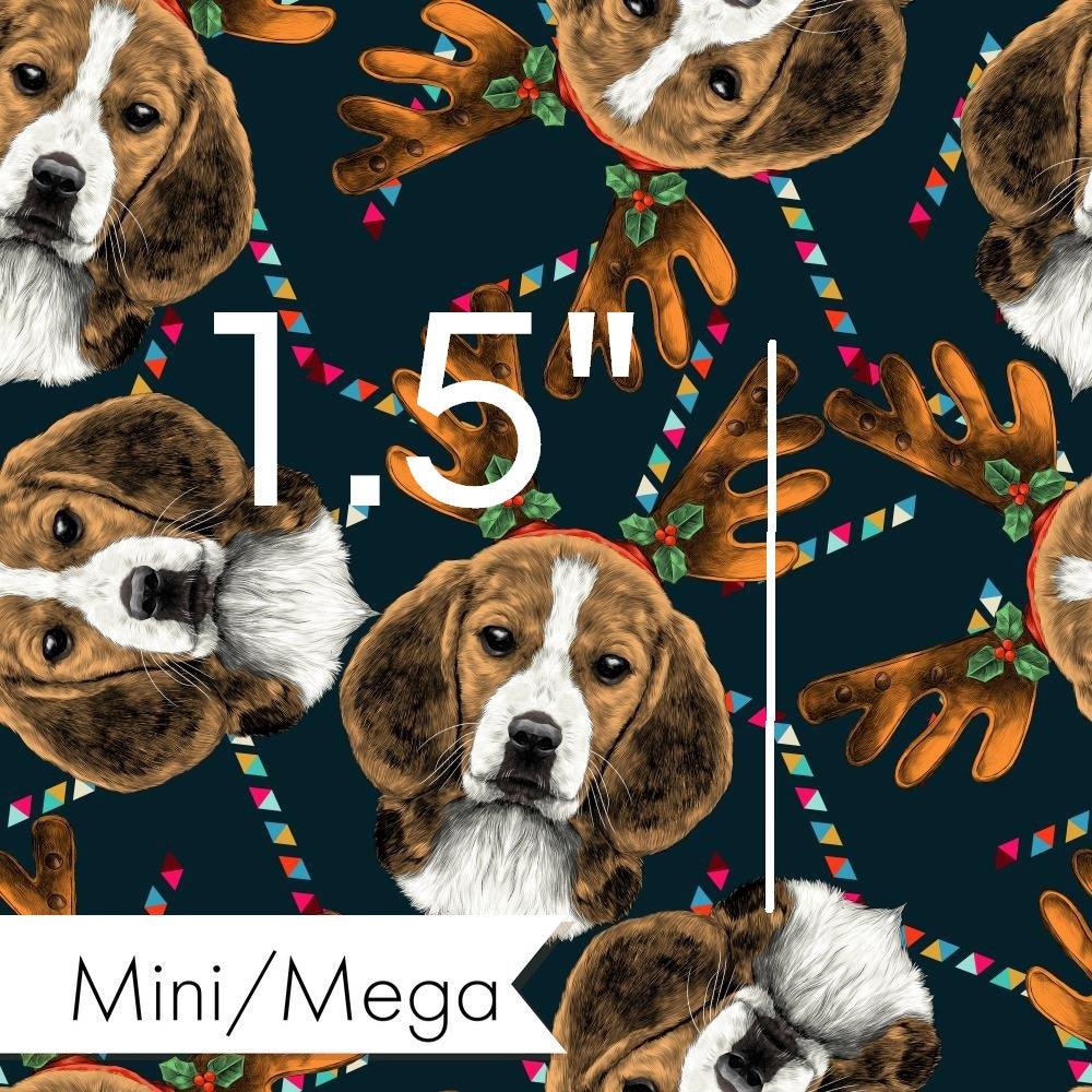 Christmas Design 69 Reindeer Dog Fabric – Australian custom printed fabric pre-order | Fabric by Missy Rose